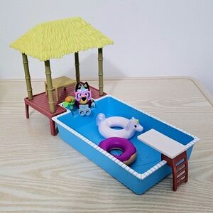 Bluey Pool Time Playset COMPLETE SET